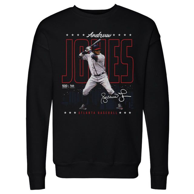 Andruw Jones Men's Crewneck Sweatshirt | 500 LEVEL