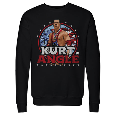Kurt Angle Men's Crewneck Sweatshirt | 500 LEVEL