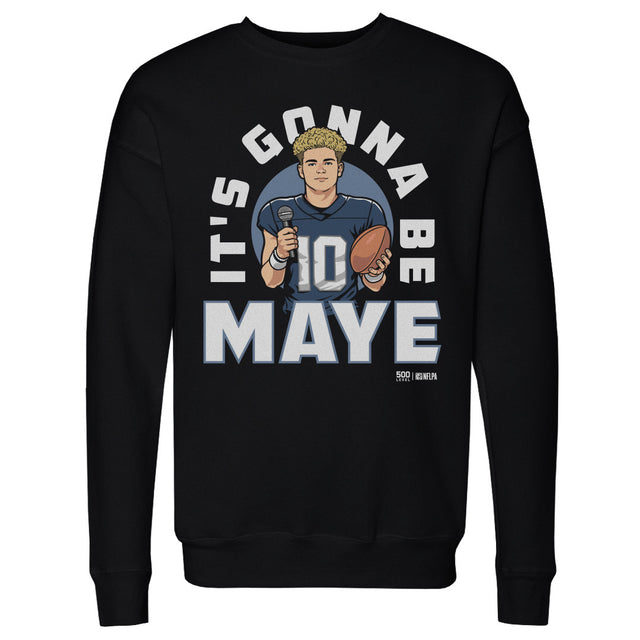 Drake Maye Men's Crewneck Sweatshirt | 500 LEVEL