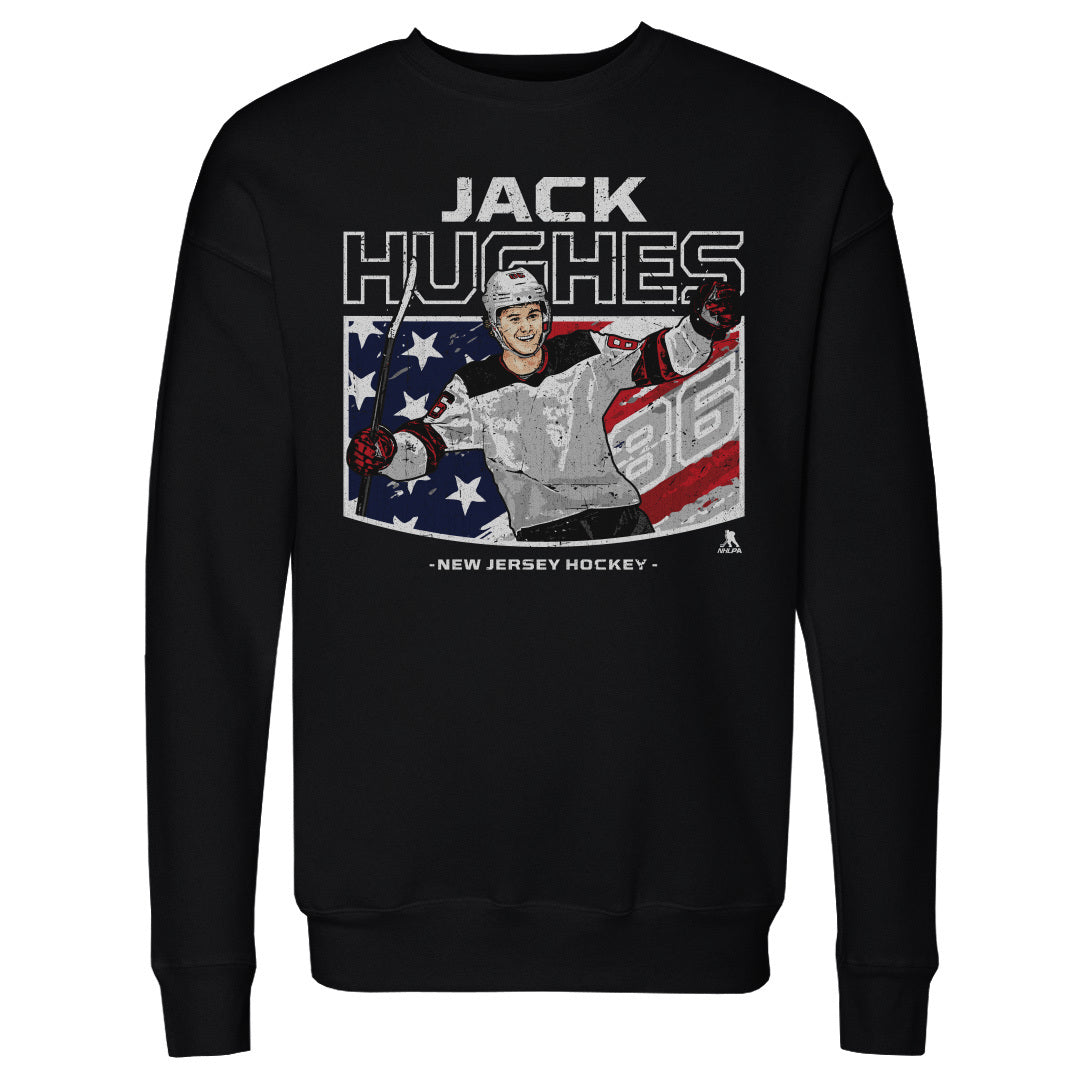 Jack Hughes Men's Crewneck Sweatshirt | 500 LEVEL