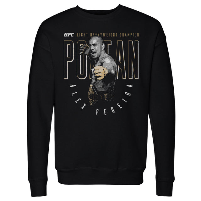 Alex Pereira Men's Crewneck Sweatshirt | 500 LEVEL