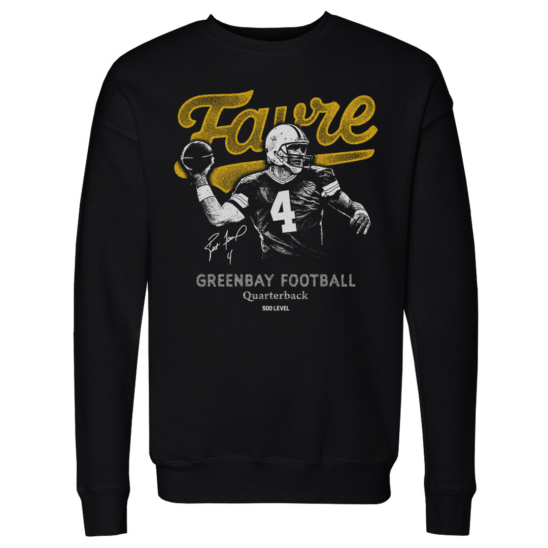 Brett Favre Men's Crewneck Sweatshirt | 500 LEVEL