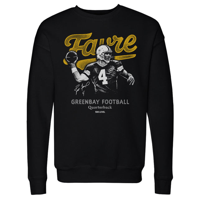 Brett Favre Men's Crewneck Sweatshirt | 500 LEVEL
