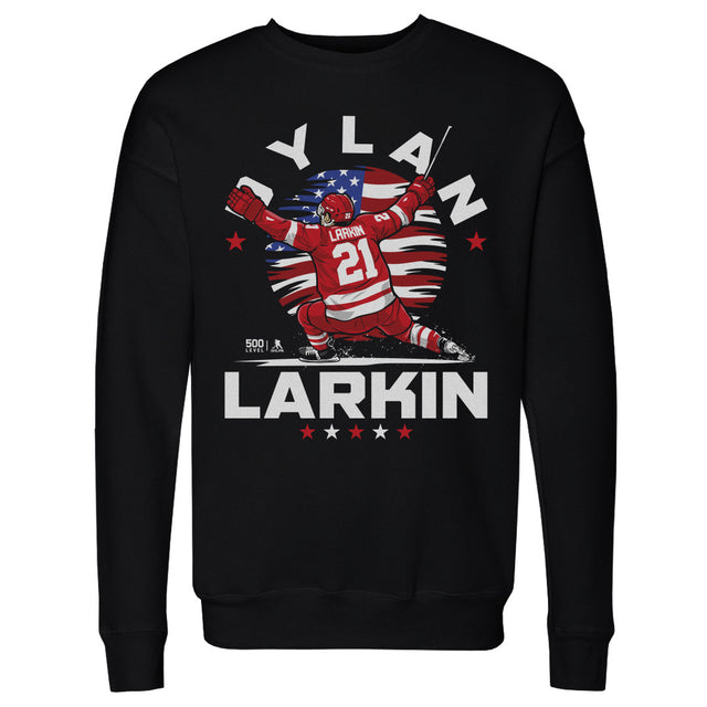Dylan Larkin Men's Crewneck Sweatshirt | 500 LEVEL