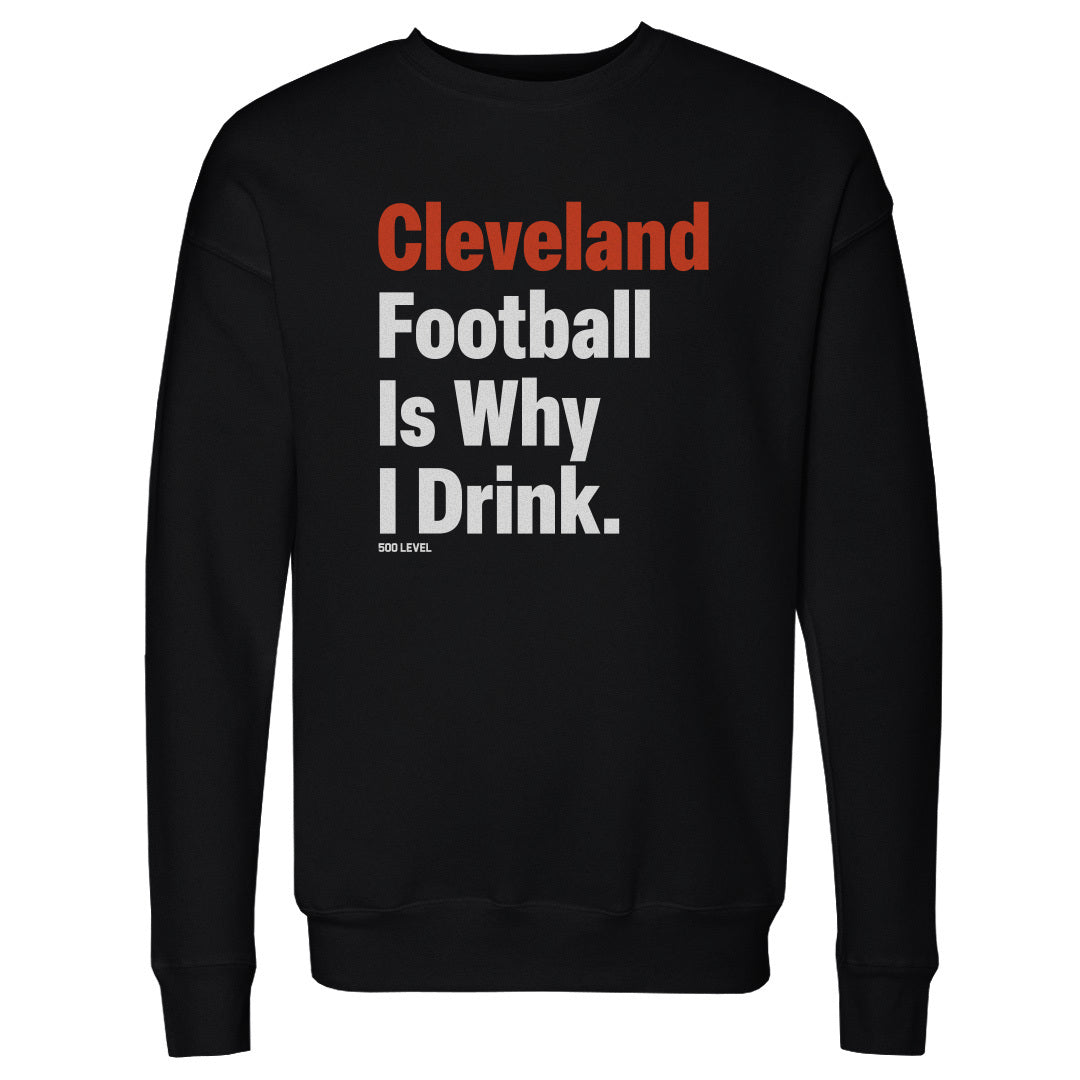 Cleveland Football Men's Crewneck Sweatshirt | 500 LEVEL