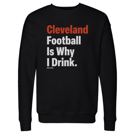 Cleveland Football Men's Crewneck Sweatshirt | 500 LEVEL