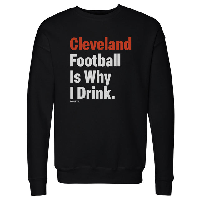 Cleveland Football Men's Crewneck Sweatshirt | 500 LEVEL