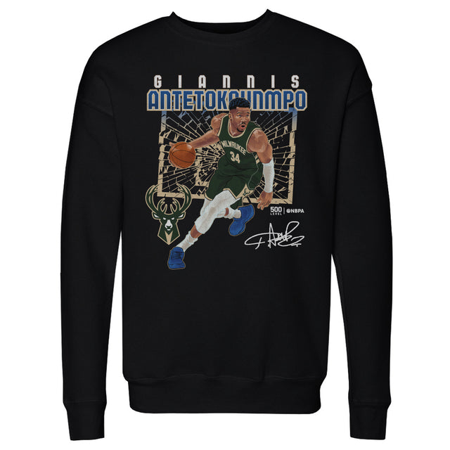 Giannis Antetokounmpo Men's Crewneck Sweatshirt | 500 LEVEL