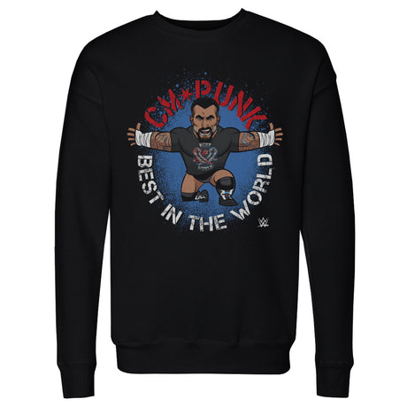 CM Punk Men's Crewneck Sweatshirt | 500 LEVEL