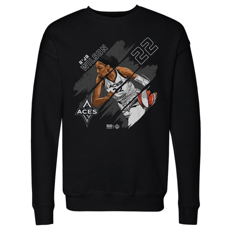 A'ja Wilson Men's Crewneck Sweatshirt | 500 LEVEL