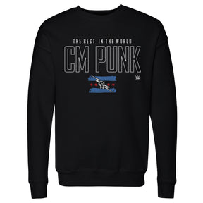 CM Punk Men's Crewneck Sweatshirt | 500 LEVEL