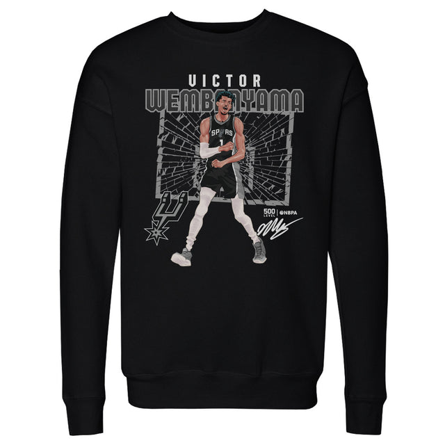 Victor Wembanyama Men's Crewneck Sweatshirt | 500 LEVEL