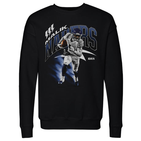 Malik Nabers Men's Crewneck Sweatshirt | 500 LEVEL