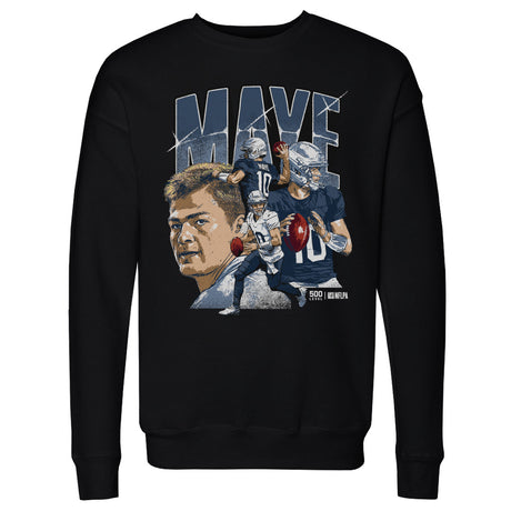 Drake Maye Men's Crewneck Sweatshirt | 500 LEVEL