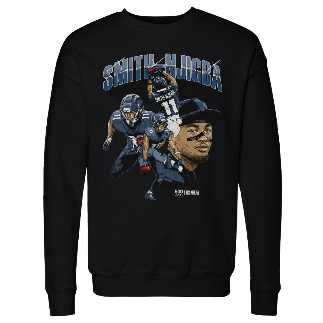 Jaxon Smith-Njigba Men's Crewneck Sweatshirt | 500 LEVEL