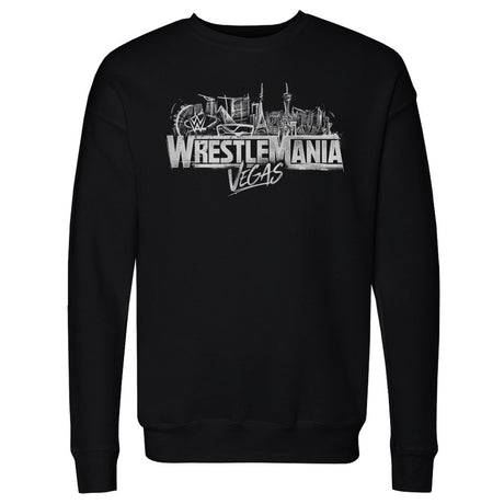 WrestleMania Men's Crewneck Sweatshirt | 500 LEVEL