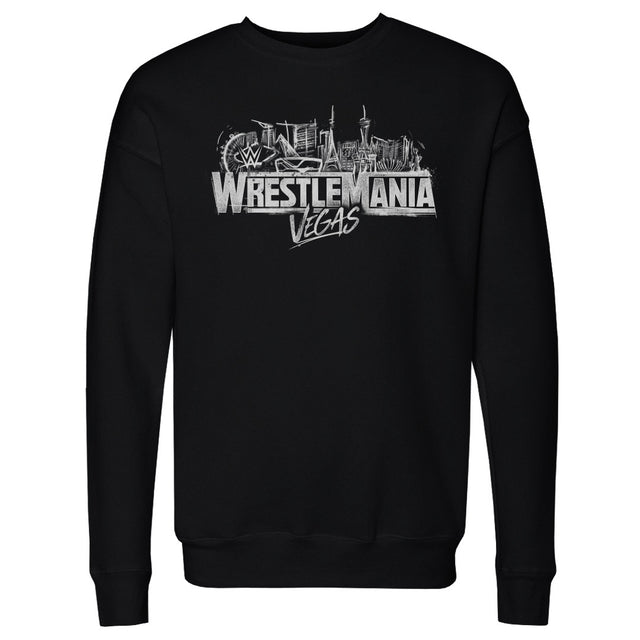 WrestleMania Men's Crewneck Sweatshirt | 500 LEVEL