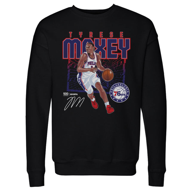 Tyrese Maxey Men's Crewneck Sweatshirt | 500 LEVEL