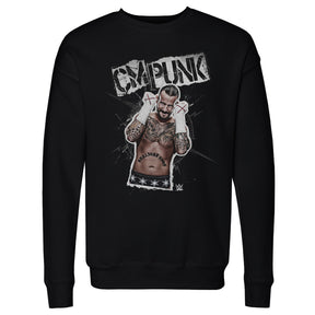 CM Punk Men's Crewneck Sweatshirt | 500 LEVEL