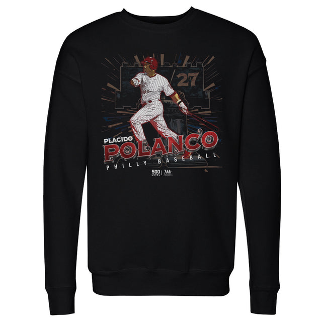 Placido Polanco Men's Crewneck Sweatshirt | 500 LEVEL