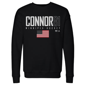 Kyle Connor Men's Crewneck Sweatshirt | 500 LEVEL