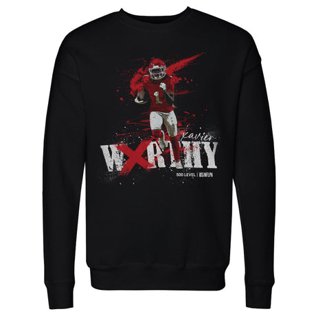 Xavier Worthy Men's Crewneck Sweatshirt | 500 LEVEL