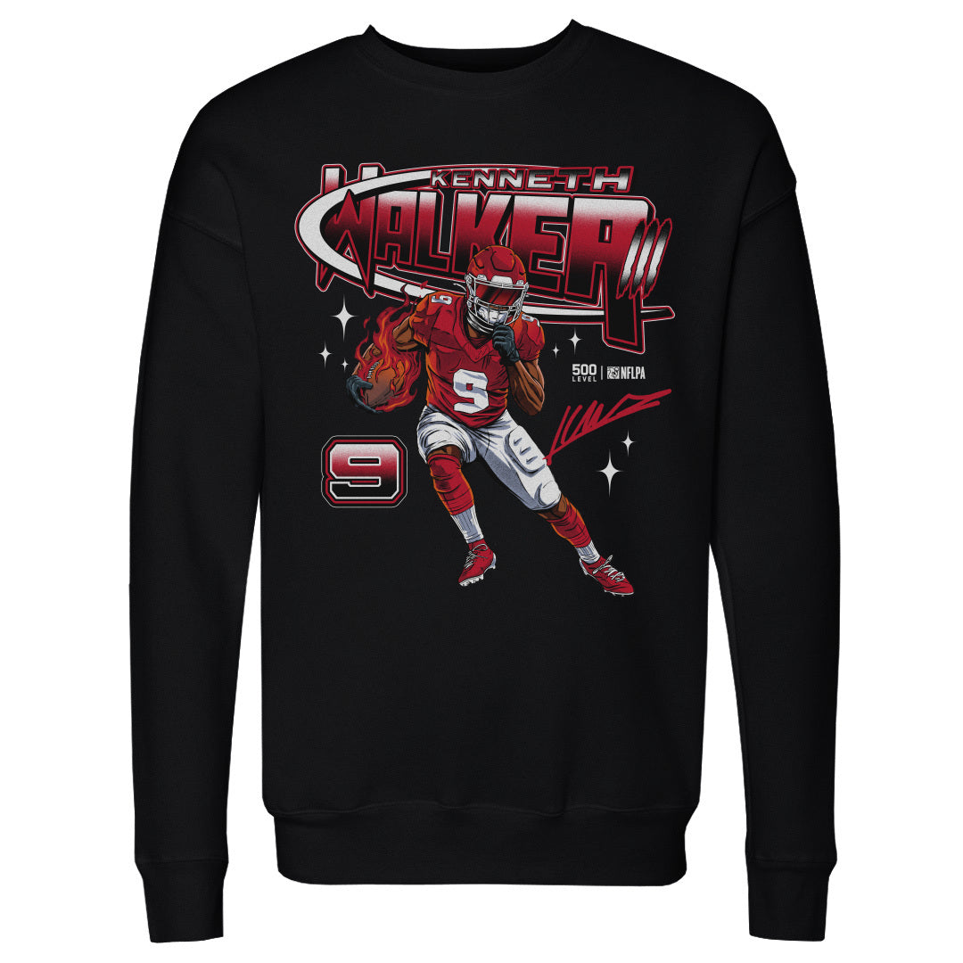 Kenneth Walker III Men's Crewneck Sweatshirt | 500 LEVEL