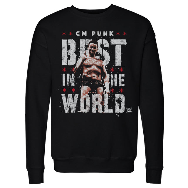 CM Punk Men's Crewneck Sweatshirt | 500 LEVEL