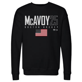 Charlie McAvoy Men's Crewneck Sweatshirt | 500 LEVEL