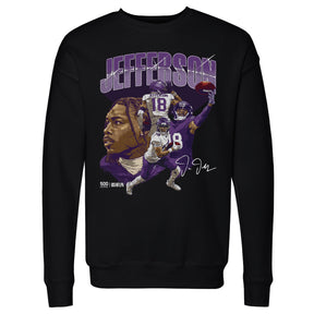 Justin Jefferson Men's Crewneck Sweatshirt | 500 LEVEL