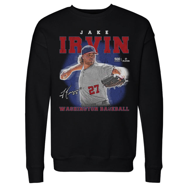Jake Irvin Men's Crewneck Sweatshirt | 500 LEVEL