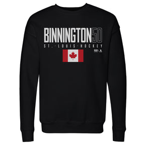 Jordan Binnington Men's Crewneck Sweatshirt | 500 LEVEL