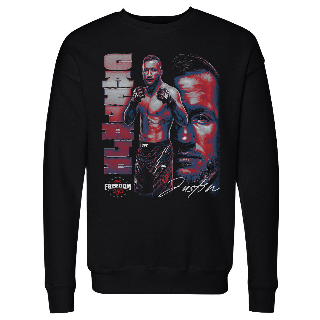 Justin Gaethje Men's Crewneck Sweatshirt | 500 LEVEL