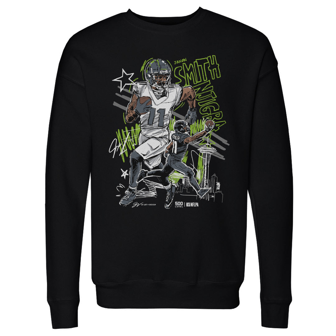 Jaxon Smith-Njigba Men's Crewneck Sweatshirt | 500 LEVEL