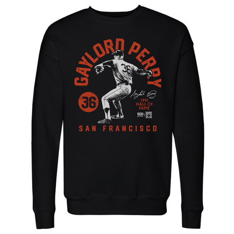 Gaylord Perry Men's Crewneck Sweatshirt | 500 LEVEL