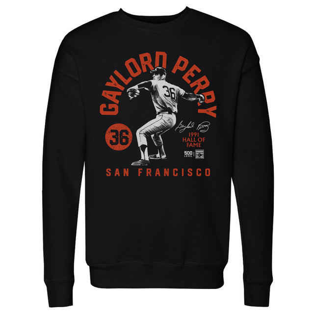 Gaylord Perry Men's Crewneck Sweatshirt | 500 LEVEL