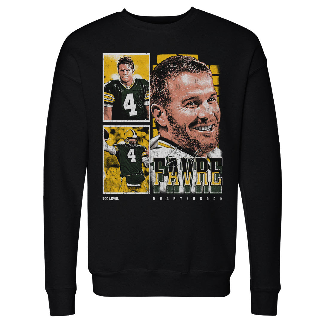 Brett Favre Men's Crewneck Sweatshirt | 500 LEVEL