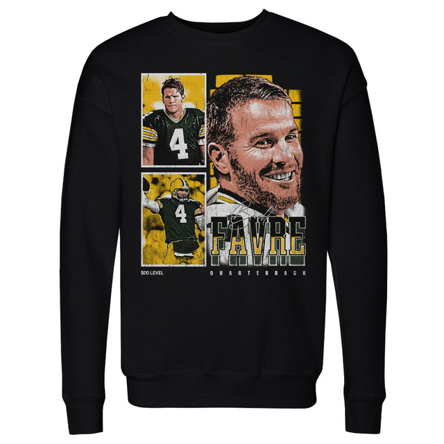 Brett Favre Men's Crewneck Sweatshirt | 500 LEVEL