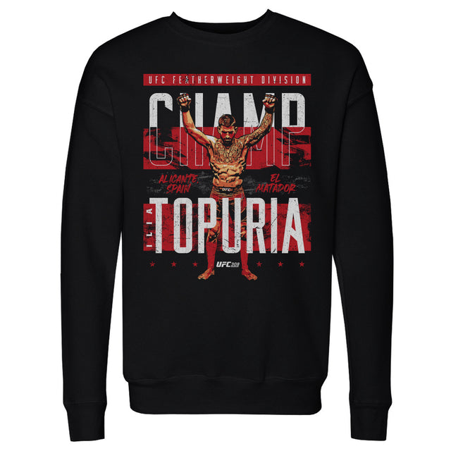 Ilia Topuria Men's Crewneck Sweatshirt | 500 LEVEL