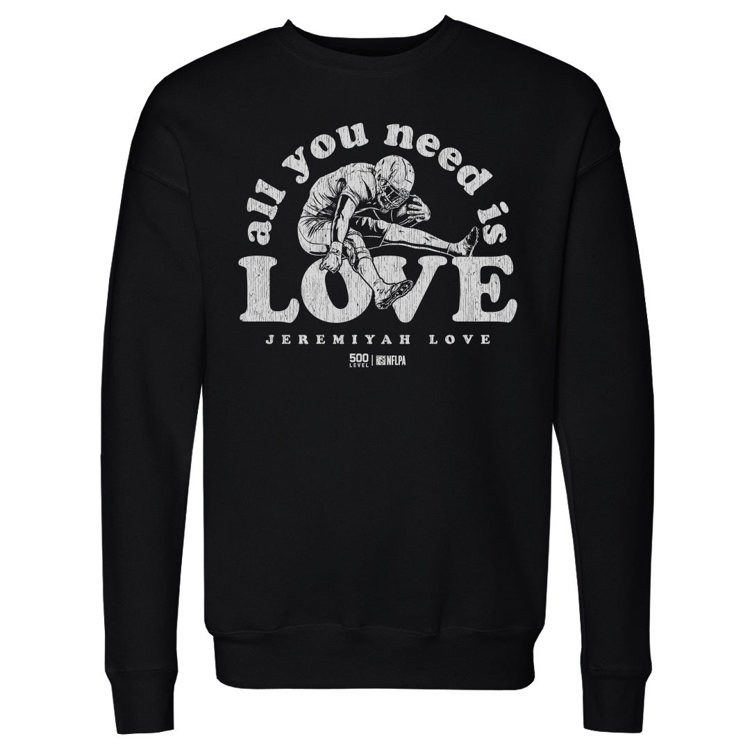 Jeremiyah Love Men's Crewneck Sweatshirt | 500 LEVEL