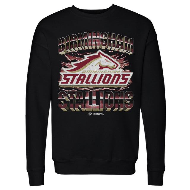 Birmingham Stallions Men's Crewneck Sweatshirt | 500 LEVEL