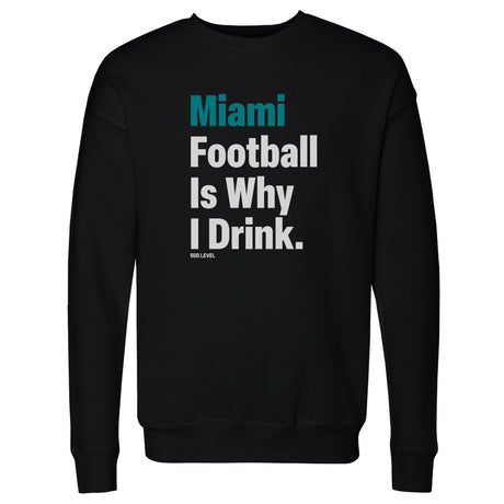 Miami Football Men's Crewneck Sweatshirt | 500 LEVEL