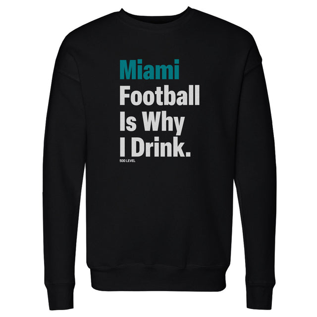 Miami Football Men's Crewneck Sweatshirt | 500 LEVEL