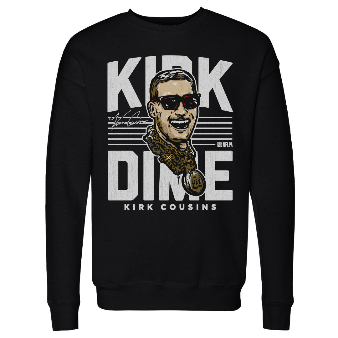 Kirk Cousins Men&#39;s Crewneck Sweatshirt | 500 LEVEL