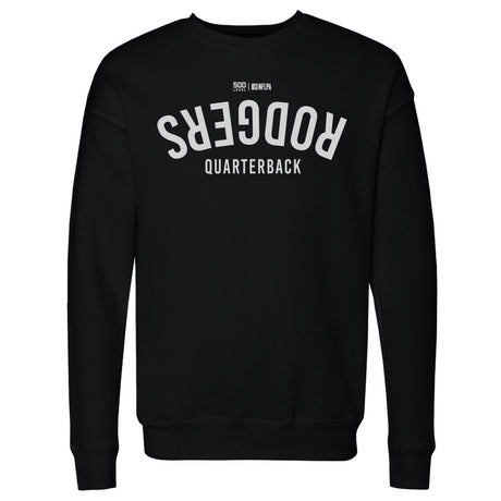 Aaron Rodgers Men's Crewneck Sweatshirt | 500 LEVEL