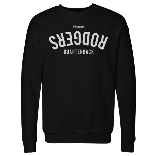 Aaron Rodgers Men's Crewneck Sweatshirt | 500 LEVEL