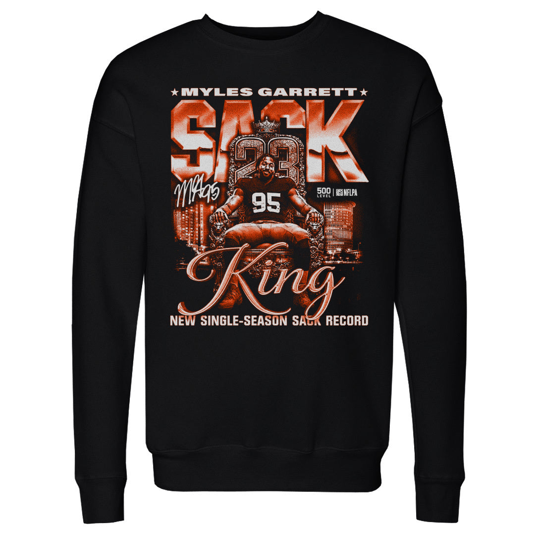 Myles Garrett Men's Crewneck Sweatshirt | 500 LEVEL