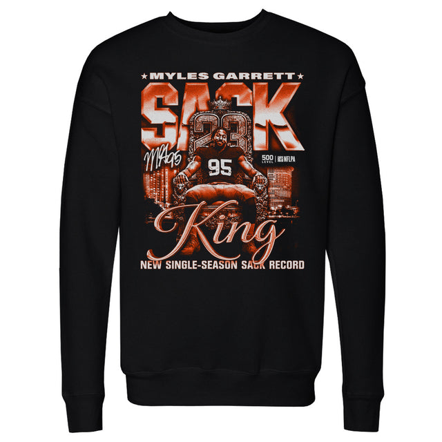 Myles Garrett Men's Crewneck Sweatshirt | 500 LEVEL