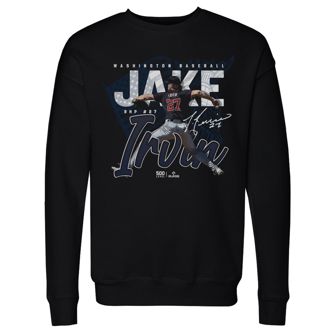Jake Irvin Men's Crewneck Sweatshirt | 500 LEVEL