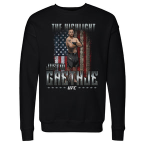 Justin Gaethje Men's Crewneck Sweatshirt | 500 LEVEL